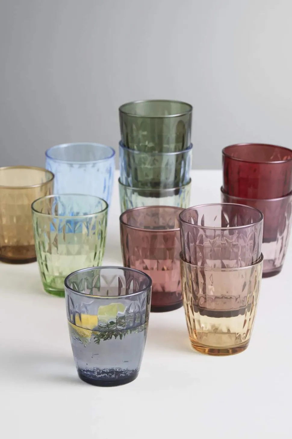 Mosaic Vandglas - 4 stk.