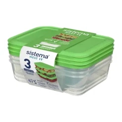 Nest It Meal Prep Opbevaringsboks - 3 stk.