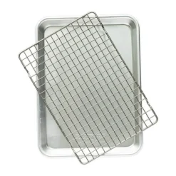 Nordic Ware Naturals Quarter Sheet med grillgitter
