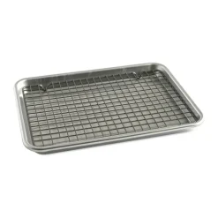 Nordic Ware Naturals Quarter Sheet med grillgitter