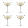 Oktett champagneskål - 4 stk.