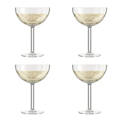 Oktett champagneskål - 4 stk.