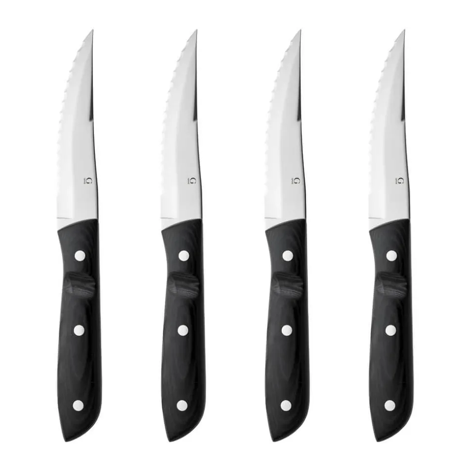 Old Farmer Micarta XL Steakkniv - 4 stk.