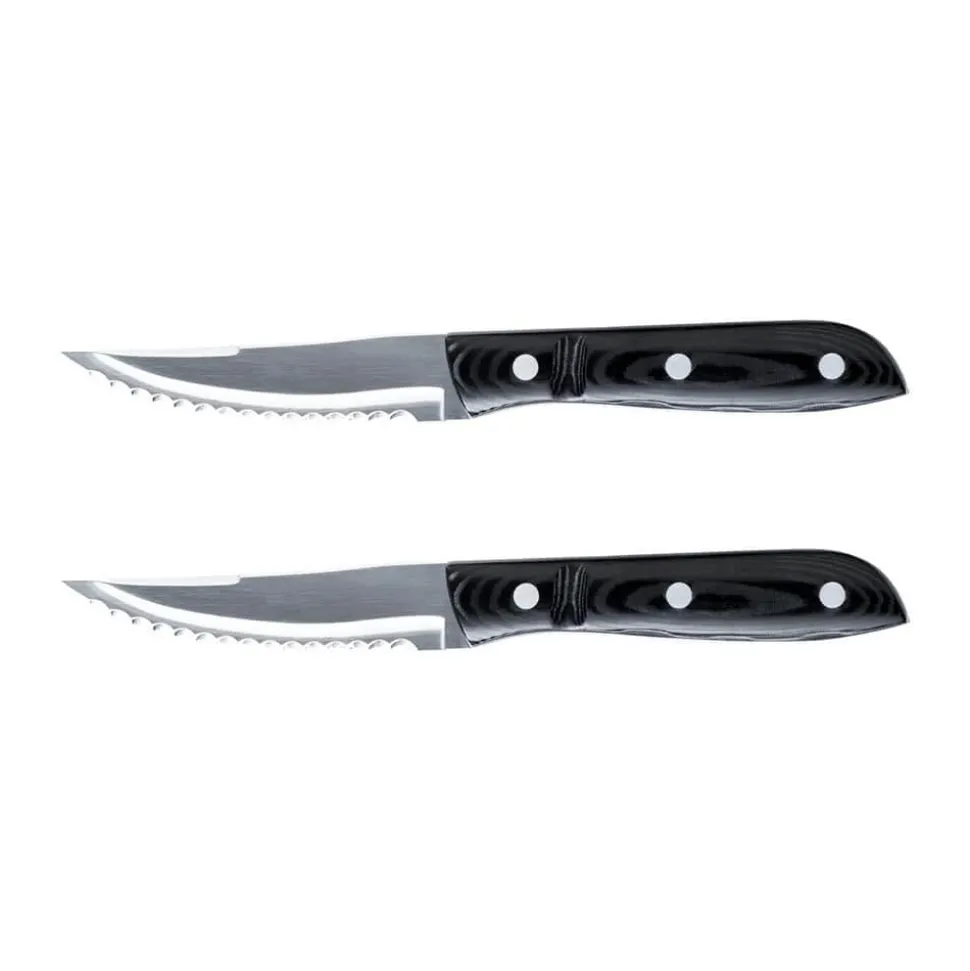 Old Farmer Micarta XL Steakkniv - 2 stk.