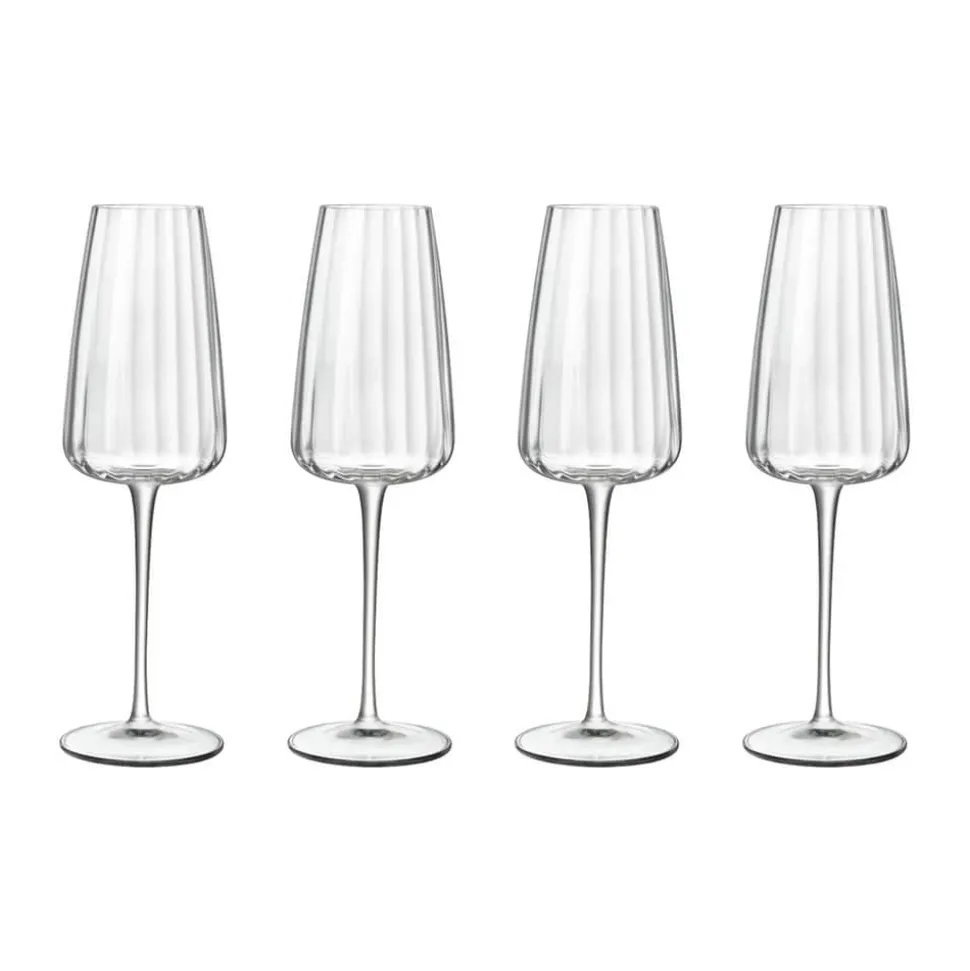 Optica Champagneglas - 4 stk.