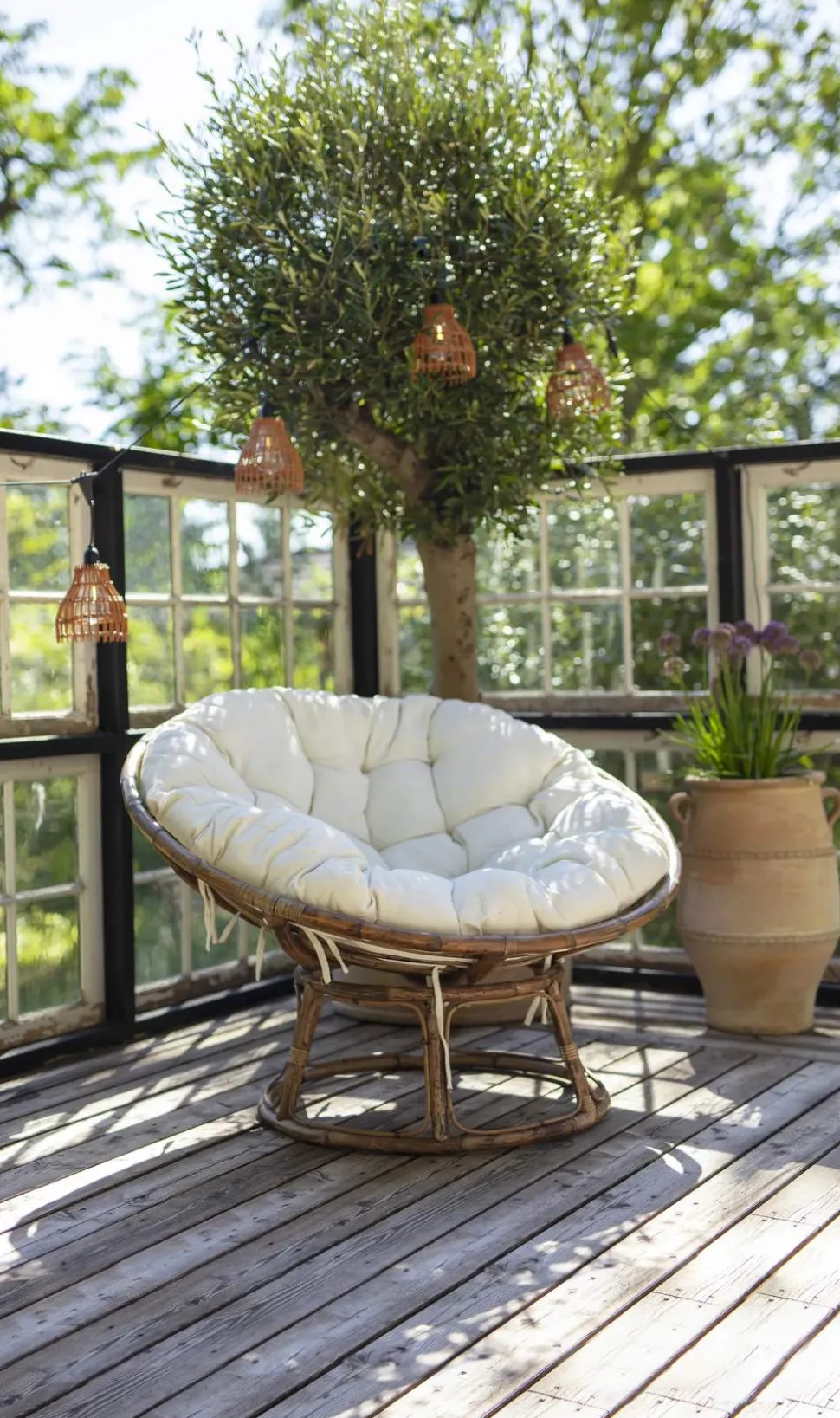 Papasan Loungestol