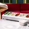 Pizzatopping-station