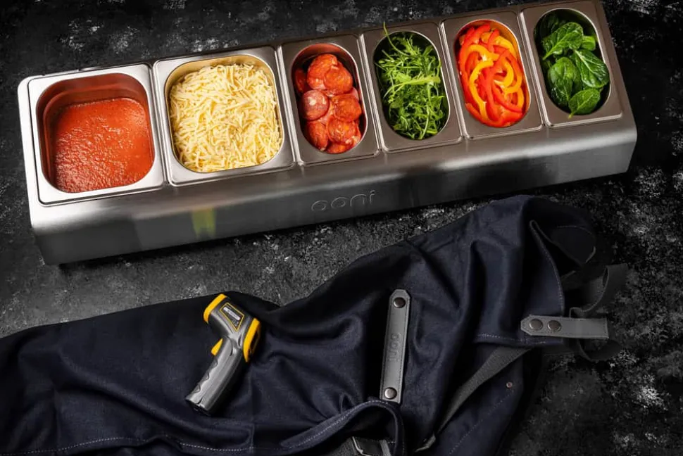 Pizzatopping-station
