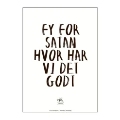 Plakat - Hvor har vi det godt