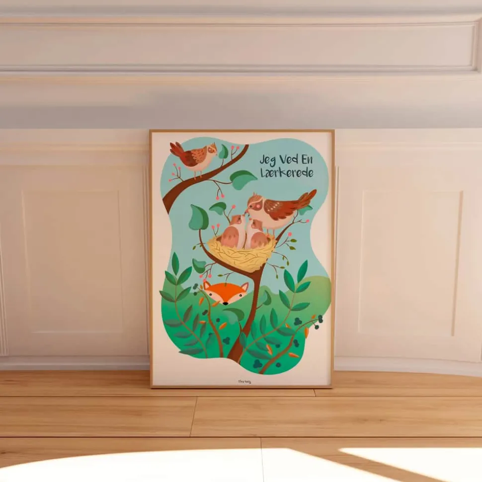 Plakat - Jeg ved en lærkerede