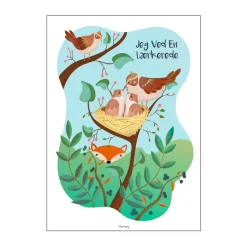Plakat - Jeg ved en lærkerede