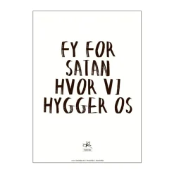 Plakat - Hvor vi hygger os