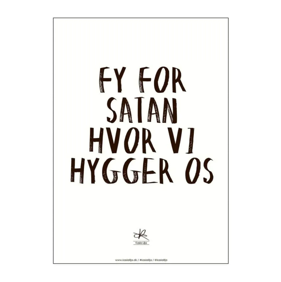 Plakat - Hvor vi hygger os