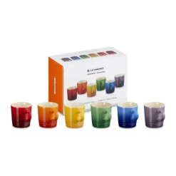 Rainbow Espressokop - 6 stk.