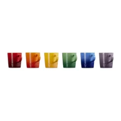 Rainbow Espressokop - 6 stk.