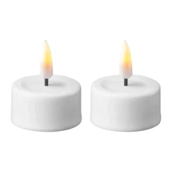 Real Flame LED Fyrfadslys - 2 stk.