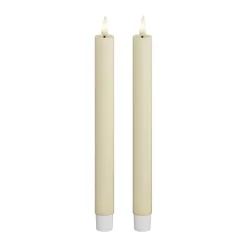 Real Flame LED Kronelys - 2 stk.