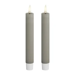 Real Flame LED Kronelys - 2 stk.