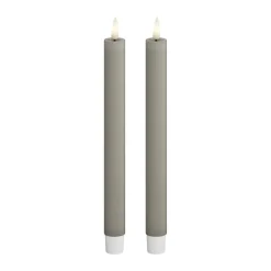 Real Flame LED Kronelys - 2 stk.