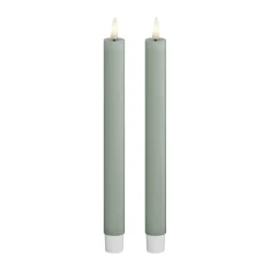 Real Flame LED Kronelys - 2 stk.