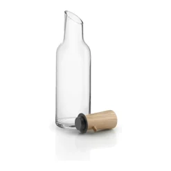 Recycled Glaskaraffel m. træprop