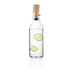 Recycled Glaskaraffel m. træprop