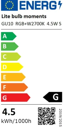 RGBW LED Lyspære - 3 stk.