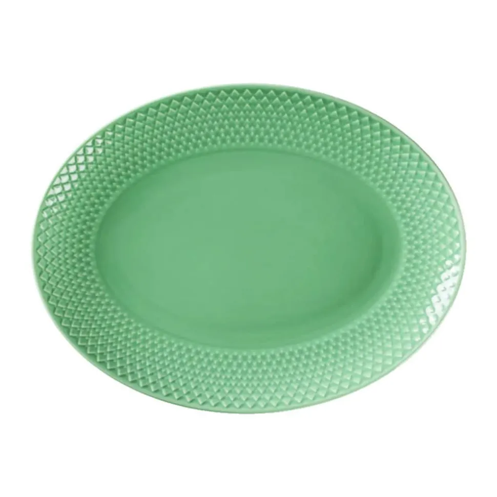 Rhombe Color Oval Tallerken