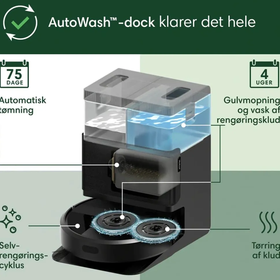Roomba Combo 405 Plus Robotstøvsuger