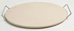 Rund Pizzasten m. håndtag