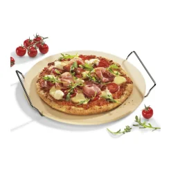 Rund Pizzasten m. stel