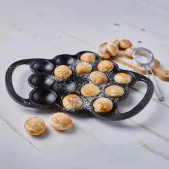 Seasoned Æbleskivepande