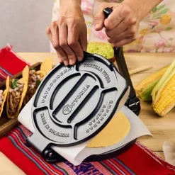 Seasoned Tortillapresser