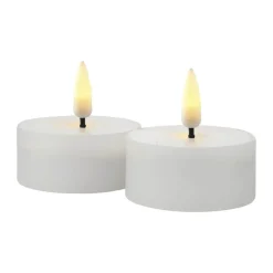 Sille Genopladelig LED Fyrfadslys - 2 stk.