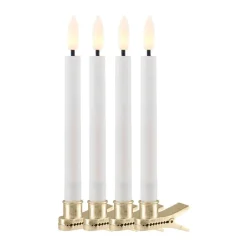 Sille LED Juletræslys - 4 stk.