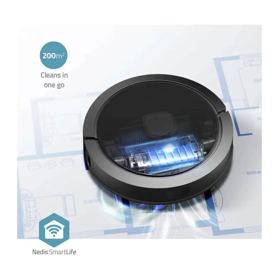Smart Life Robotstøvsuger WIFIVCL002CBK