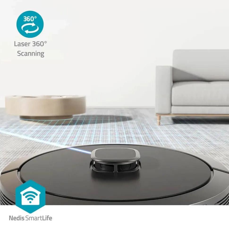 Smart Life Robotstøvsuger WIFIVCL002CBK