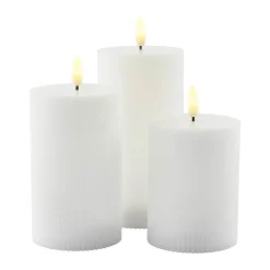 Smilla Genopladelig LED Bloklys - 3 stk.