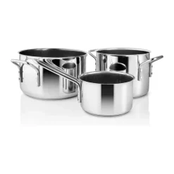 Stainless Steel Grydesæt - 3 dele