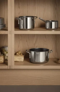 Stainless Steel Grydesæt - 3 dele