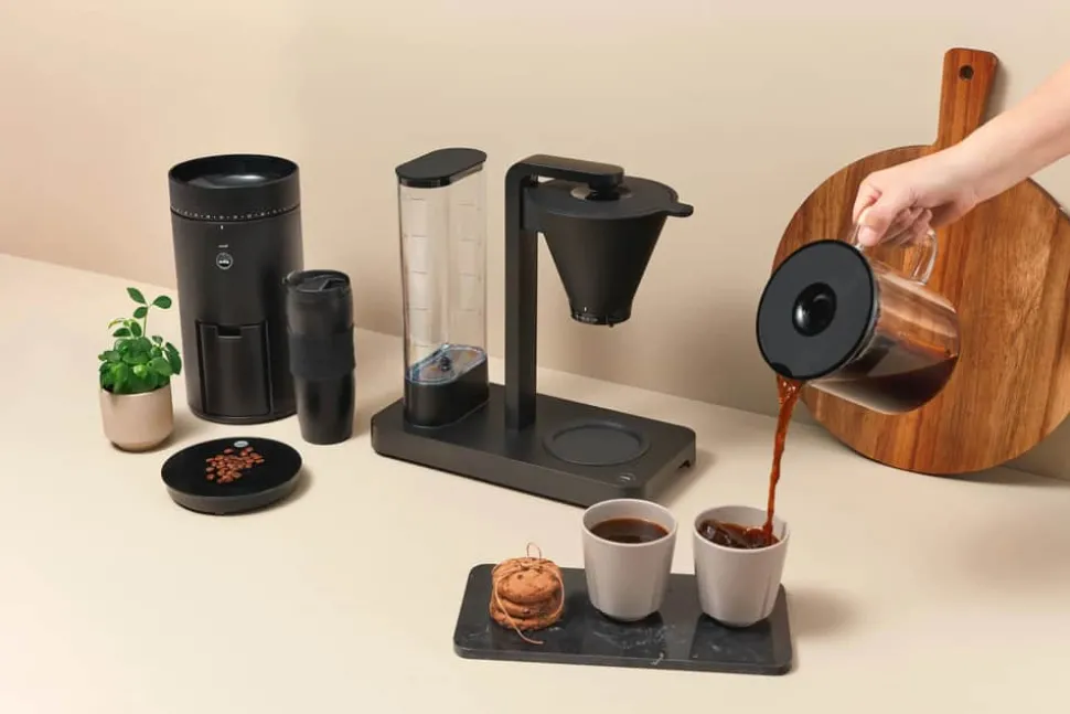 Svart Performance kaffemaskine