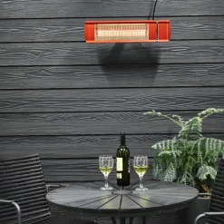 Terrassevarmer til væg