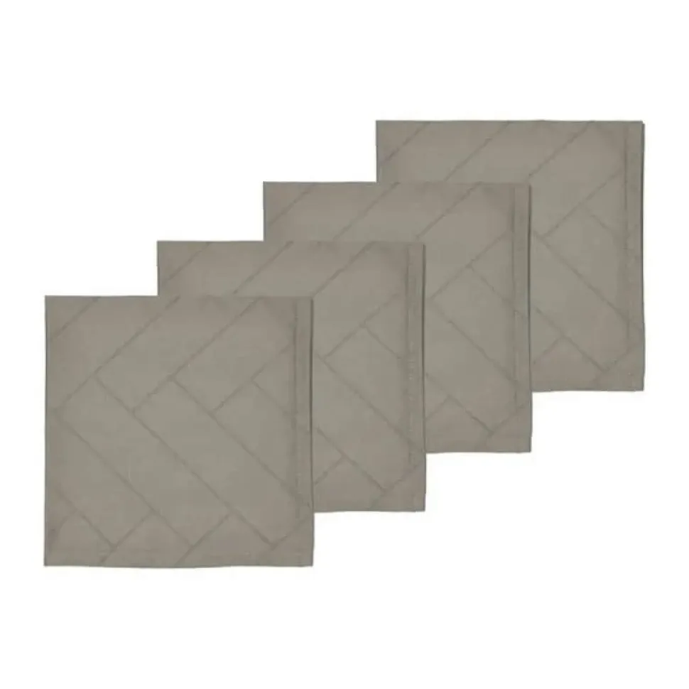 Tiles Damask Mundserviet - 4 stk.