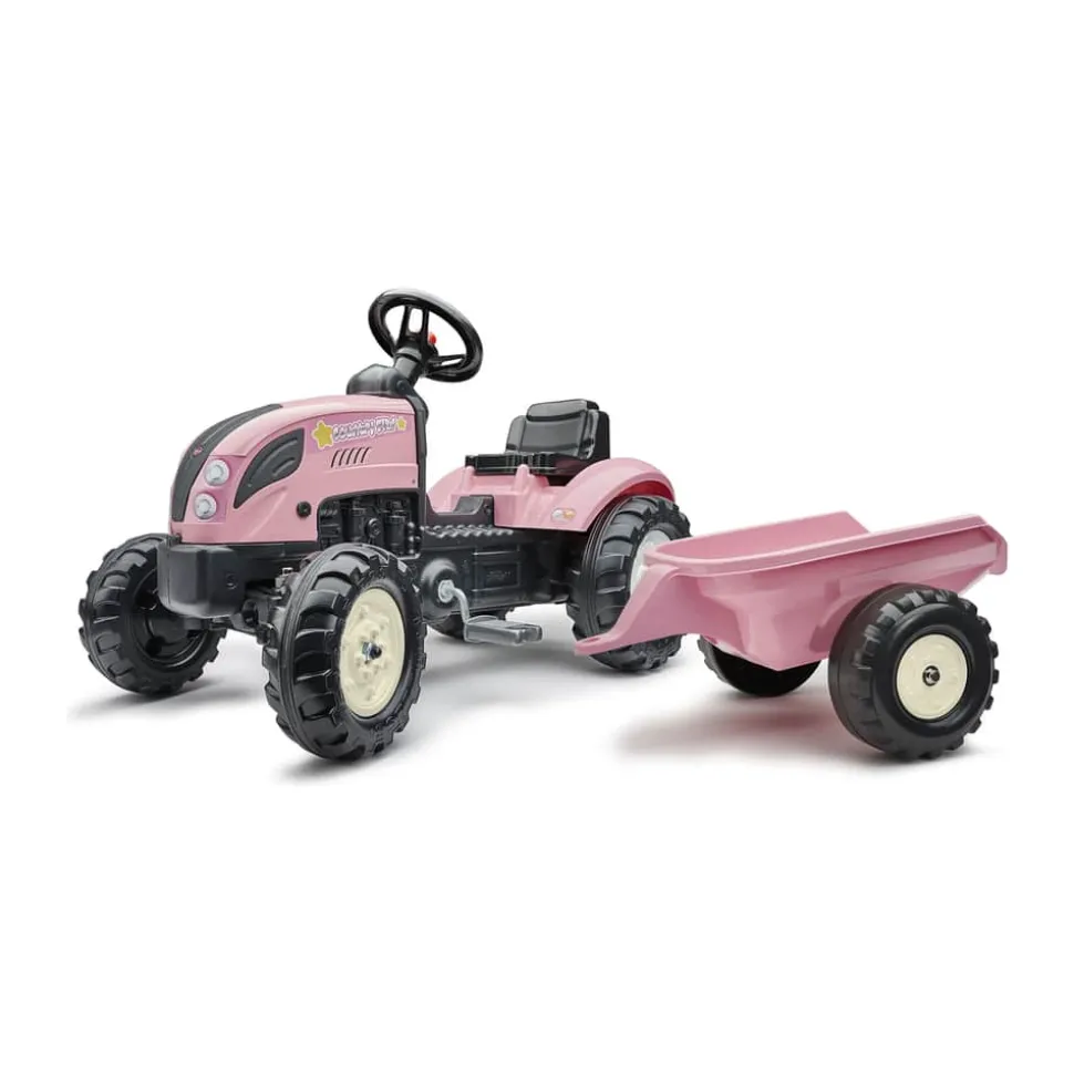 Traktor med trailer