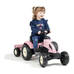 Traktor med trailer