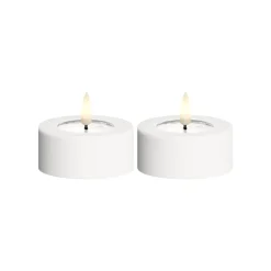 Udendørs LED Fyrfadslys - 2 stk.