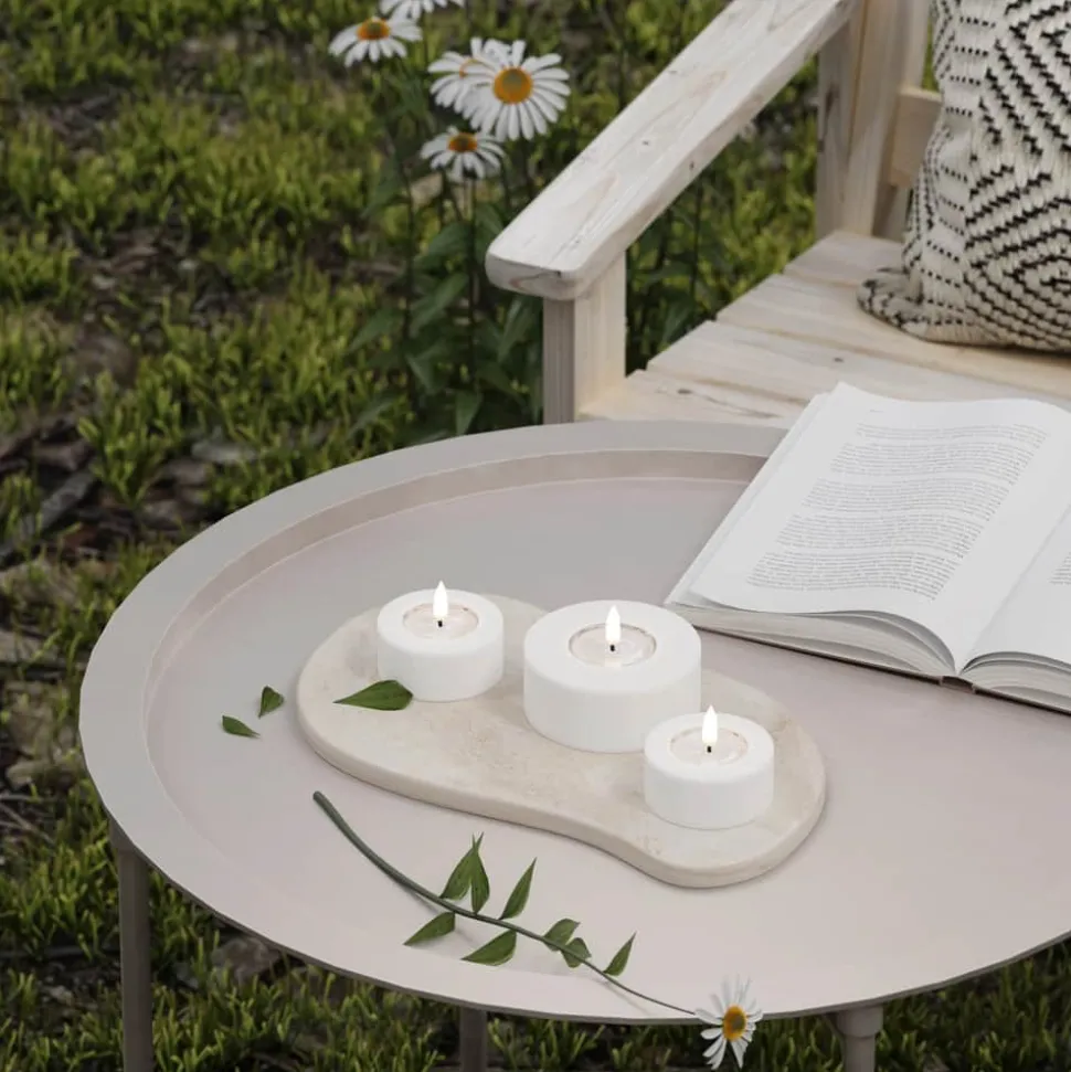 Udendørs LED Fyrfadslys - 2 stk.