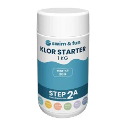 Vandplejemiddel Klor Starter - 50 stk.