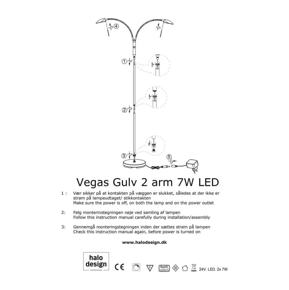 Vegas Gulvlampe