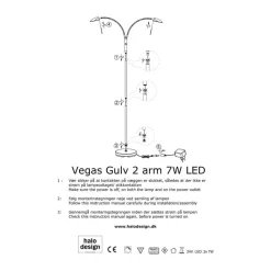 Vegas Gulvlampe